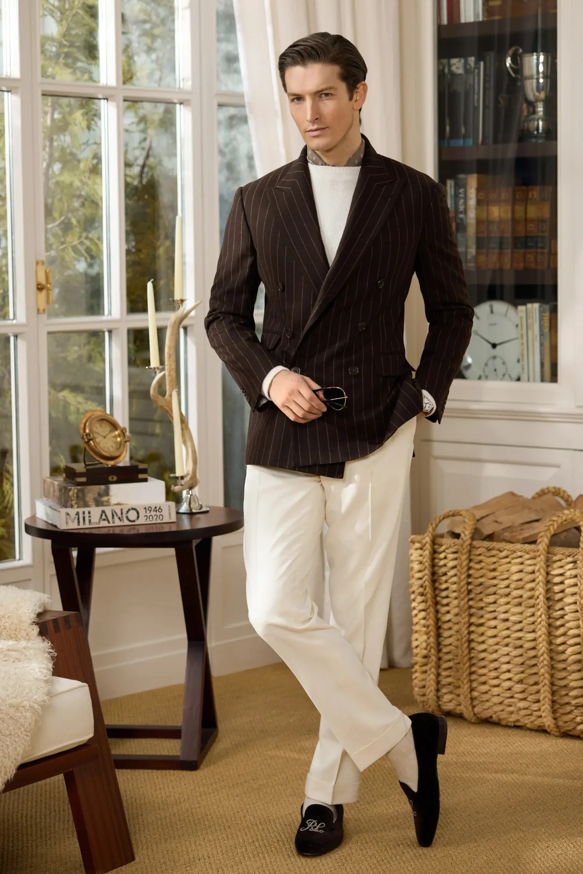 La collection Automne 2025 de Ralph Lauren Purple Label apporte l'élégance rustique sur les pistes et au-delà