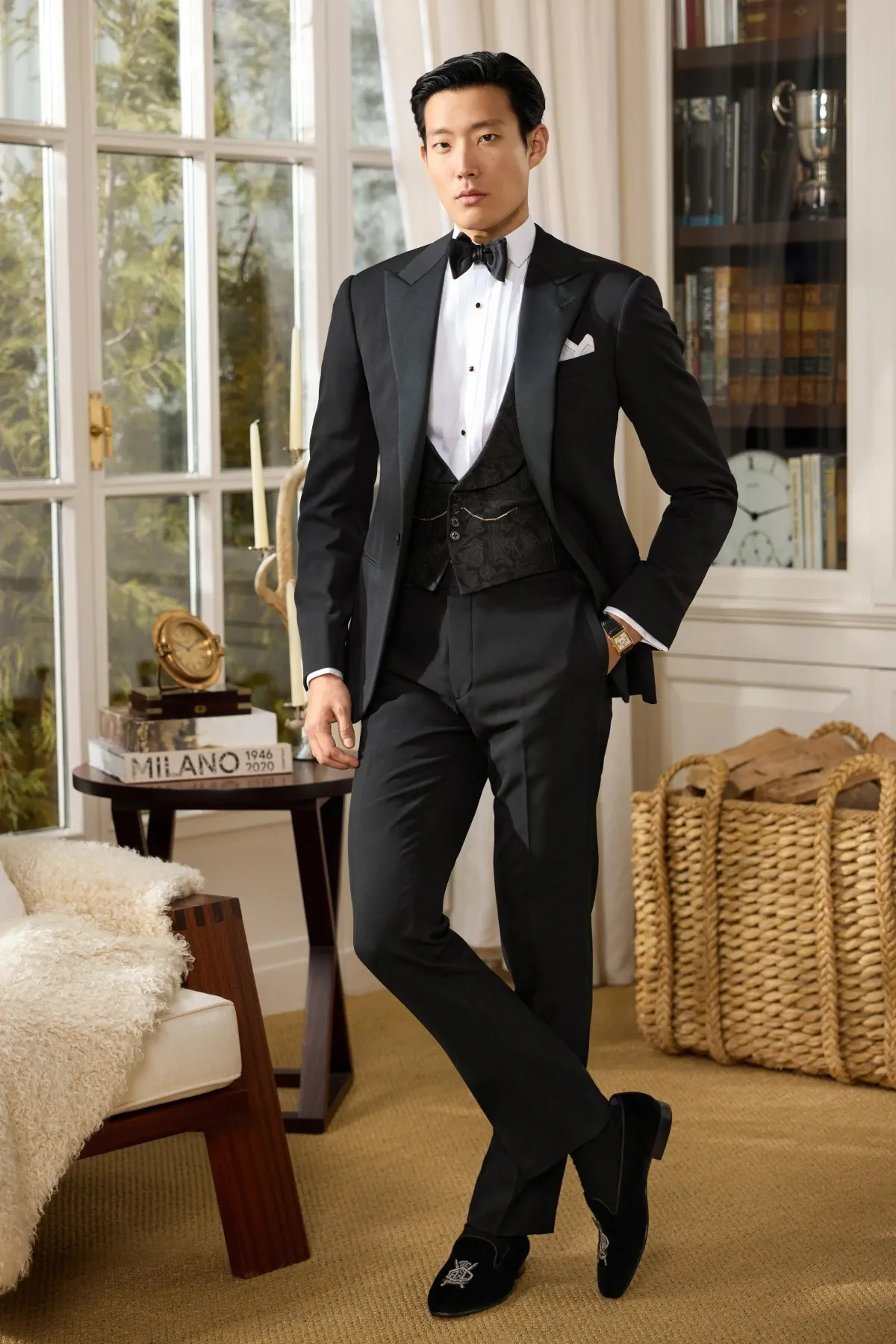 La collection Automne 2025 de Ralph Lauren Purple Label apporte l'élégance rustique sur les pistes et au-delà