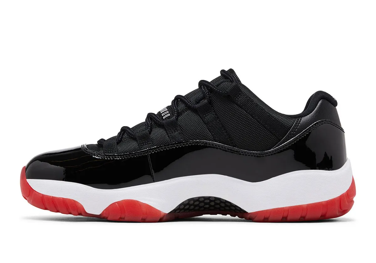 La Air Jordan 11 Low « Bred » fait son retour en 2025, s'inspirant des baskets exclusives de Michael Jordan lors des finales de 1996