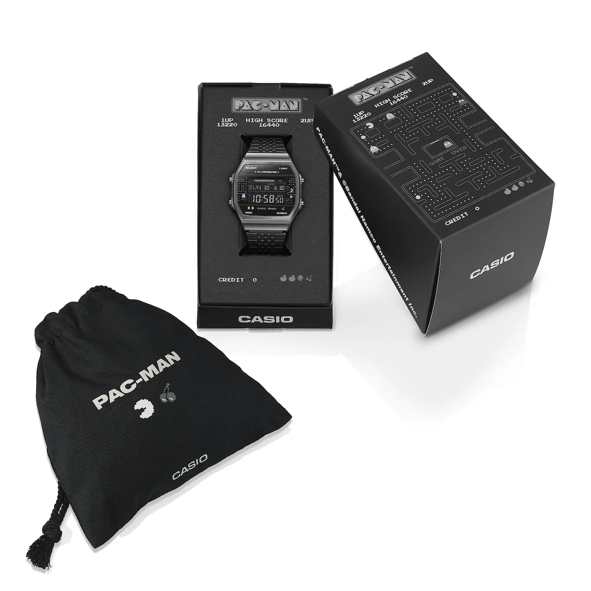 La collaboration CASIO x PAC-MAN apporte le légendaire jeu rétro aux montres