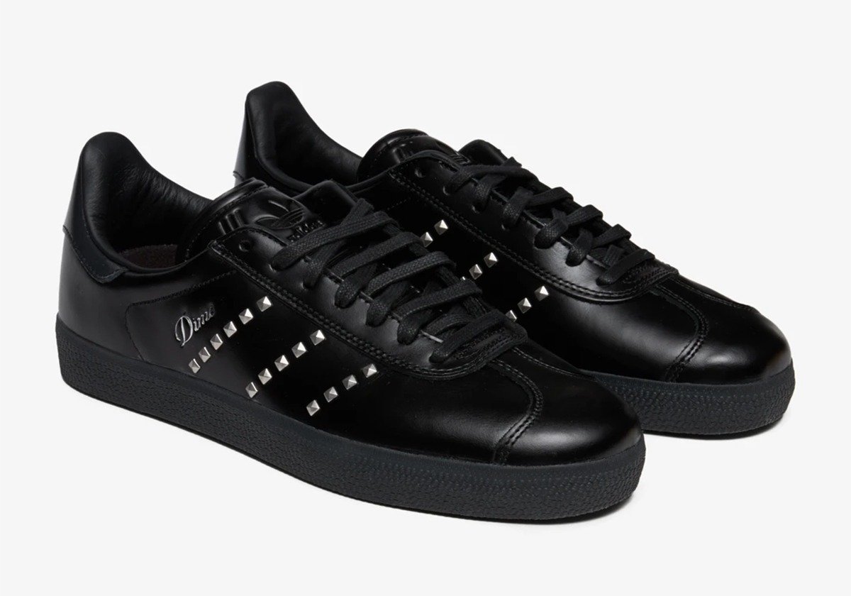 Dime x adidas Gazelle 1 Dime et adidas Gazelle fusionnent l'héritage du skate avec une touche punk