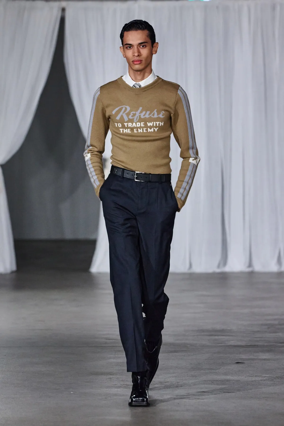 La collection automne 2025 de GmbH puise sa force dans les histoires personnelles et les vérités politiques