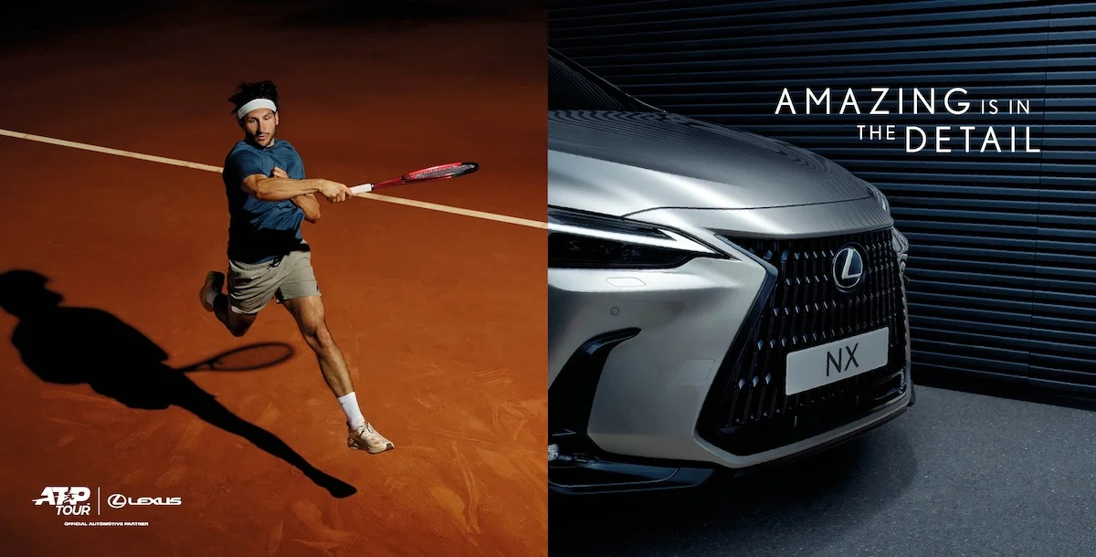 Lexus et l'ATP Tour poursuivent leur partenariat pour la saison 2025