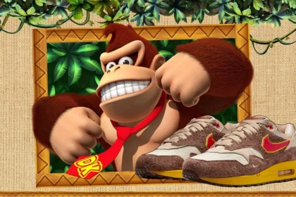 La Nike Air Max 1 Low Poly « Big Head Origins » fait rimer nostalgie des jeux rétro avec le style Donkey Kong
