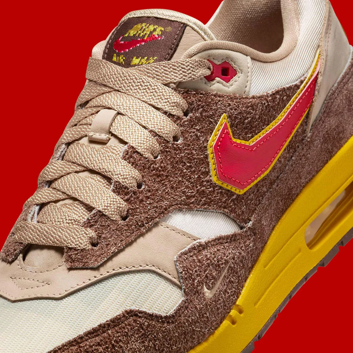 La Nike Air Max 1 Low Poly « Big Head Origins » fait rimer nostalgie des jeux rétro avec le style Donkey Kong