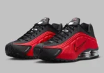La Nike Shox R4 « Black/Red » offre un design intemporel et une innovation athlétique