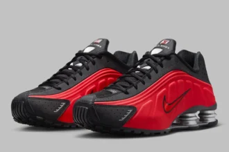 La Nike Shox R4 « Black/Red » offre un design intemporel et une innovation athlétique