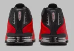 La Nike Shox R4 « Black/Red » offre un design intemporel et une innovation athlétique