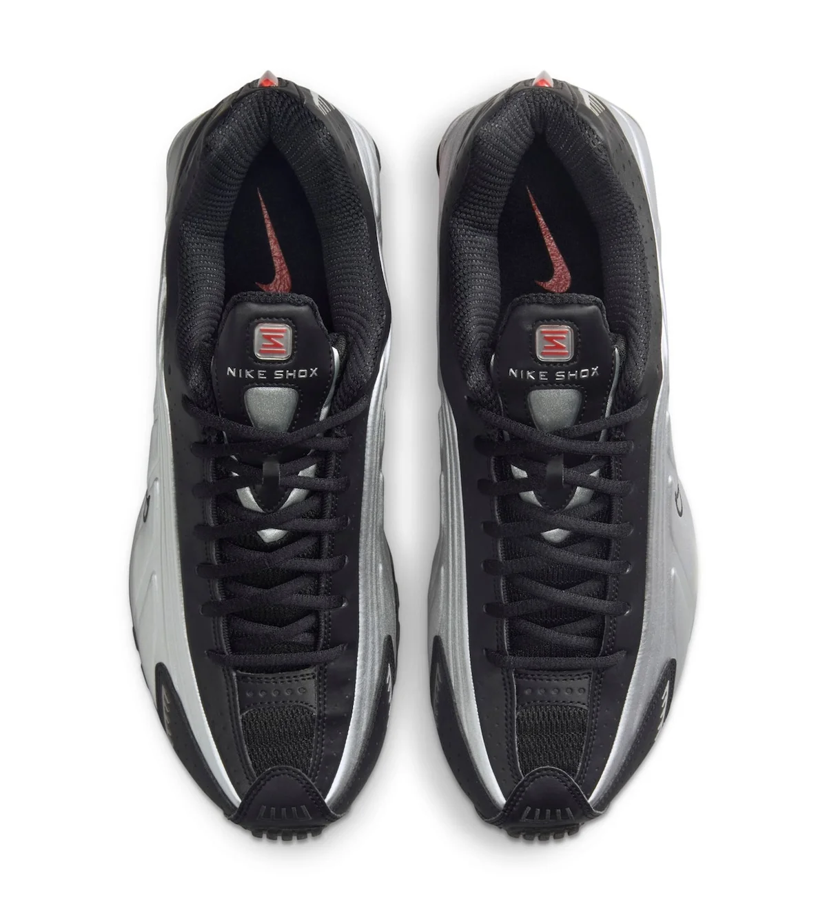 La Nike Shox R4 « Metallic Silver/Red » fait revivre un classique avec une touche de modernité