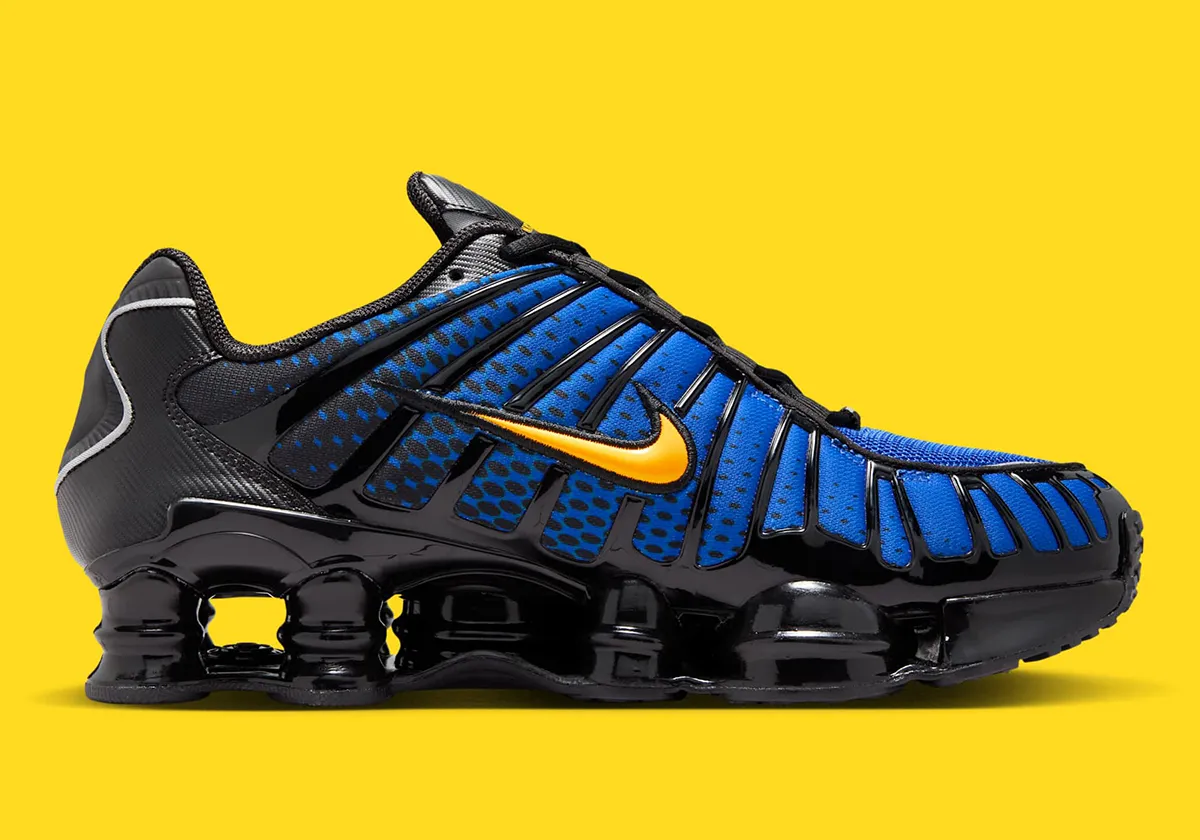 La Nike Shox TL « Black/Lyon Blue » allie design rétro et performance moderne