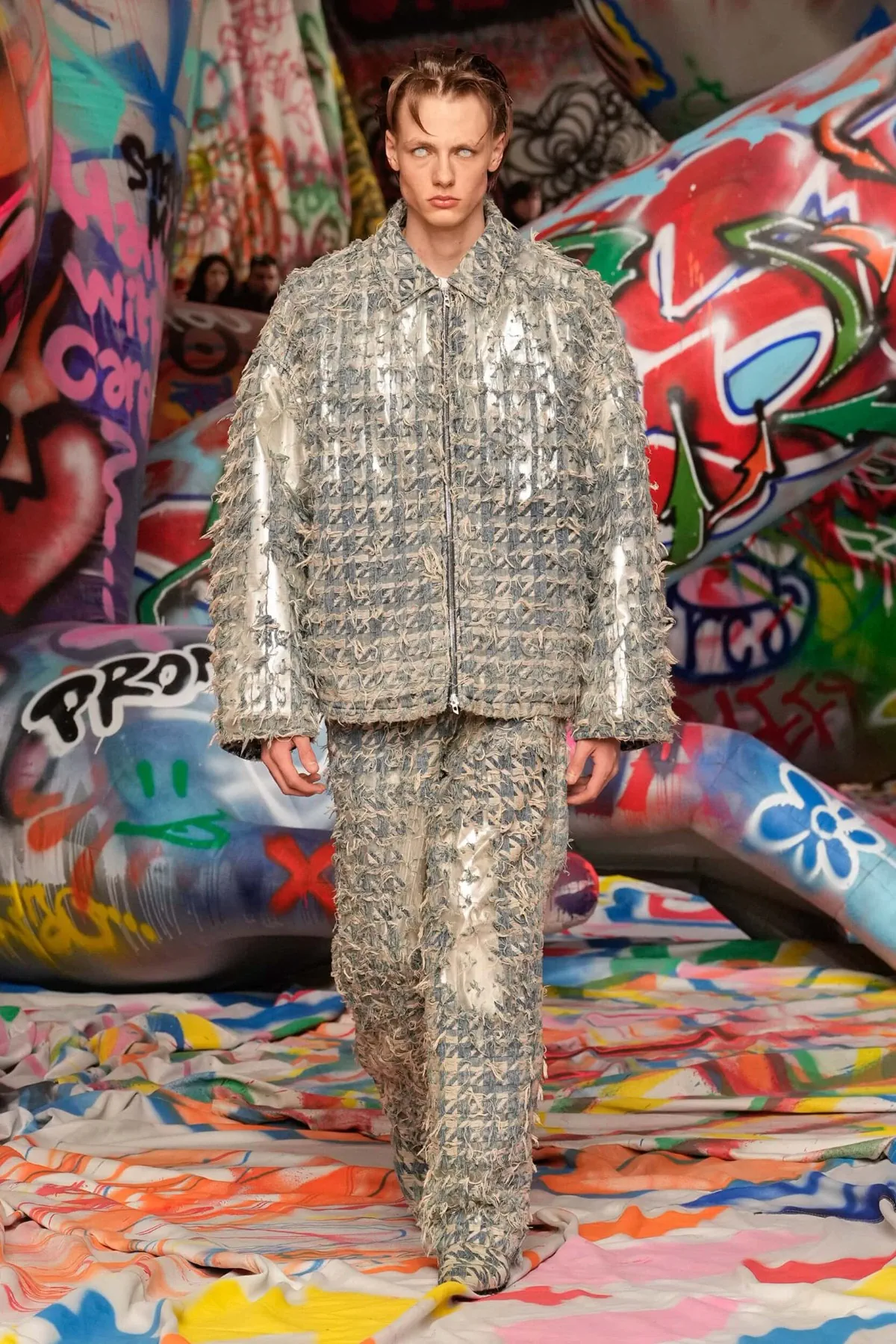 Diesel Fall Winter 2025 Milan Fashion Week 26 La collection Automne 2025 de Glenn Martens pour Diesel réinvente avec audace la mode masculine avant-gardiste