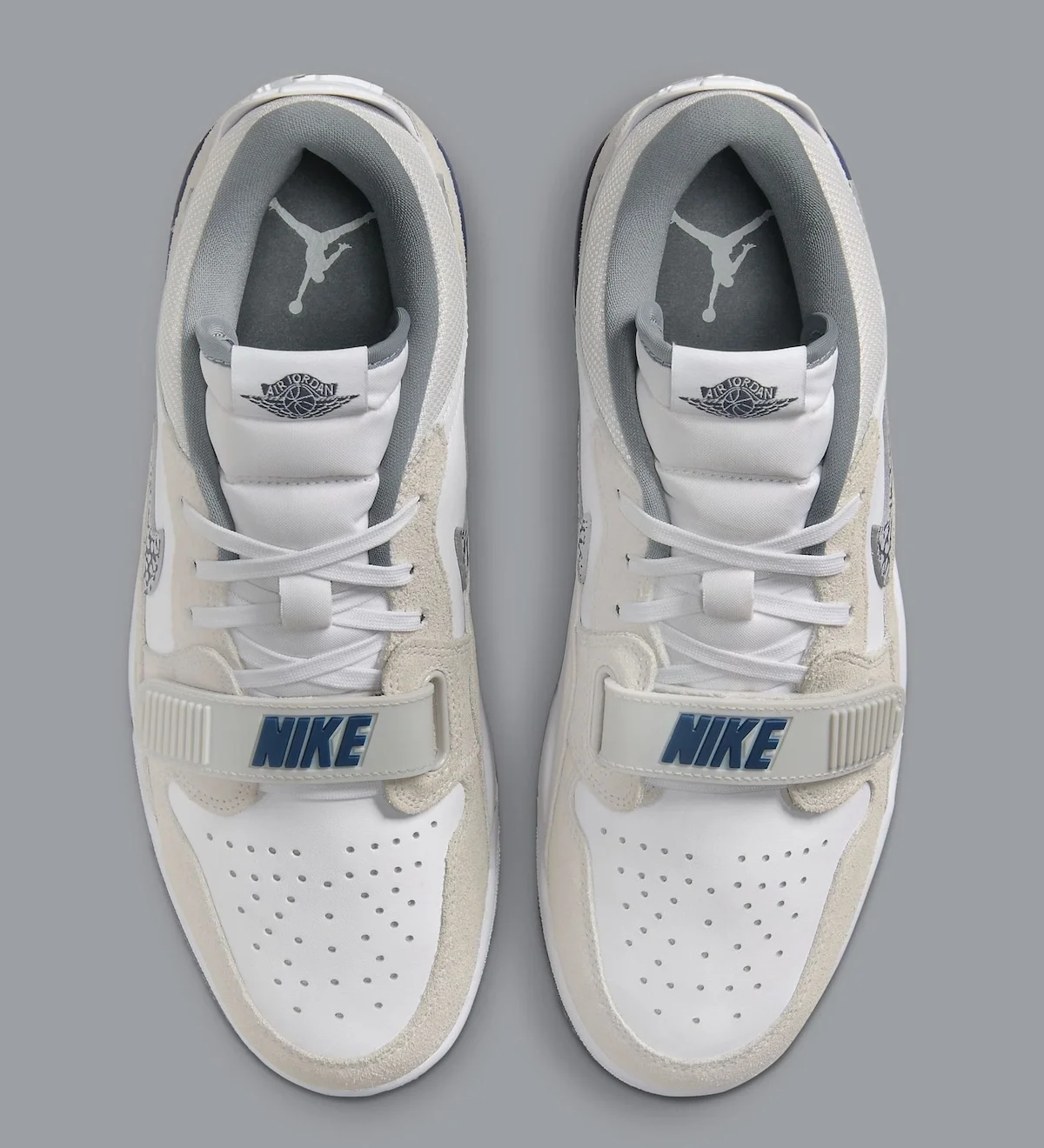 La Jordan Legacy 312 Low « Midnight Navy » s'inspire des éléments esthétiques de l'AJ3