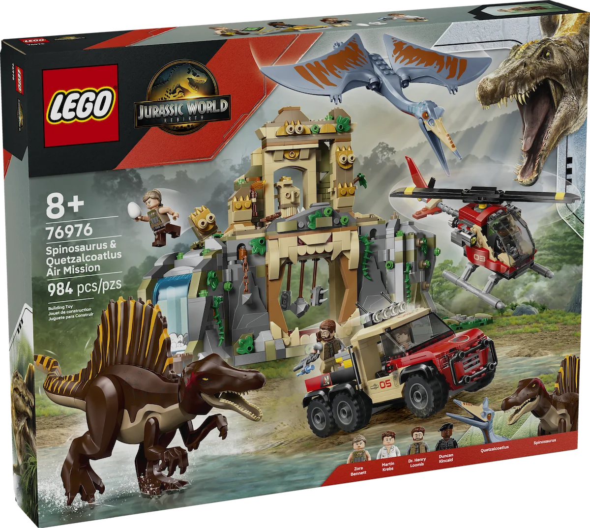 Les sets LEGO Jurassic World Rebirth font entrer l'aventure préhistorique dans la maison