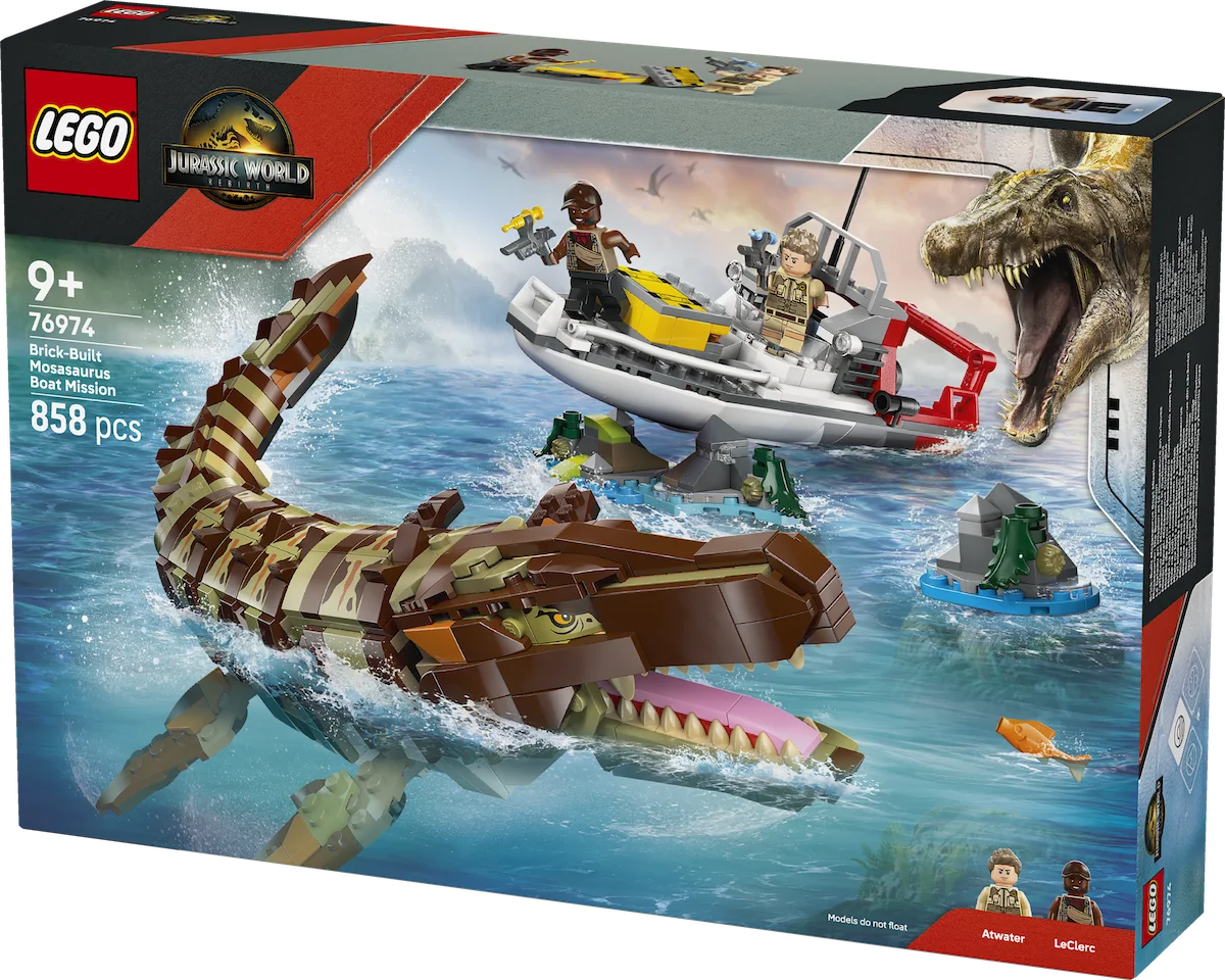 Les sets LEGO Jurassic World Rebirth font entrer l'aventure préhistorique dans la maison