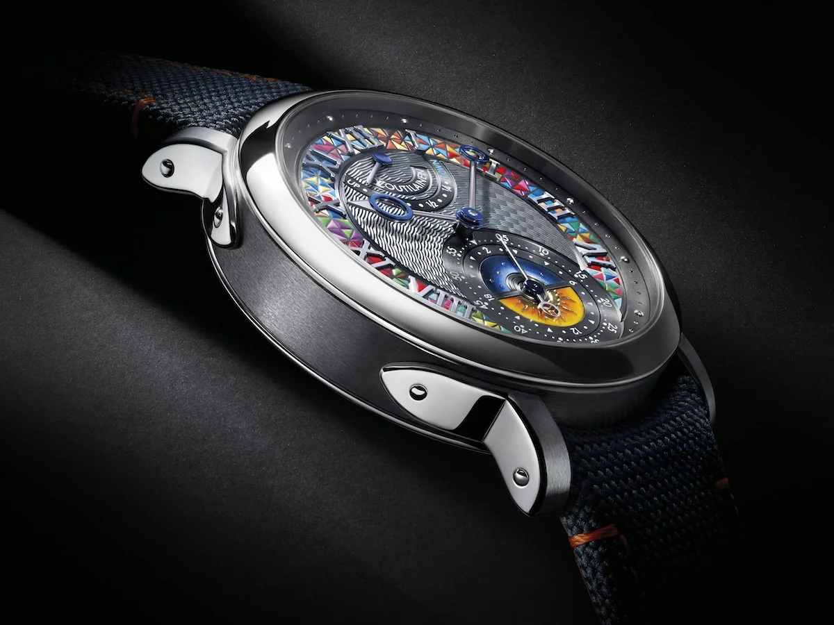 Louis Vuitton LVKV 02 GMR 6 x Kari Voutilainen 2 La Louis Vuitton LVKV-02 GMR 6 de Kari Voutilainen ouvre de nouveaux horizons à la montre de voyage