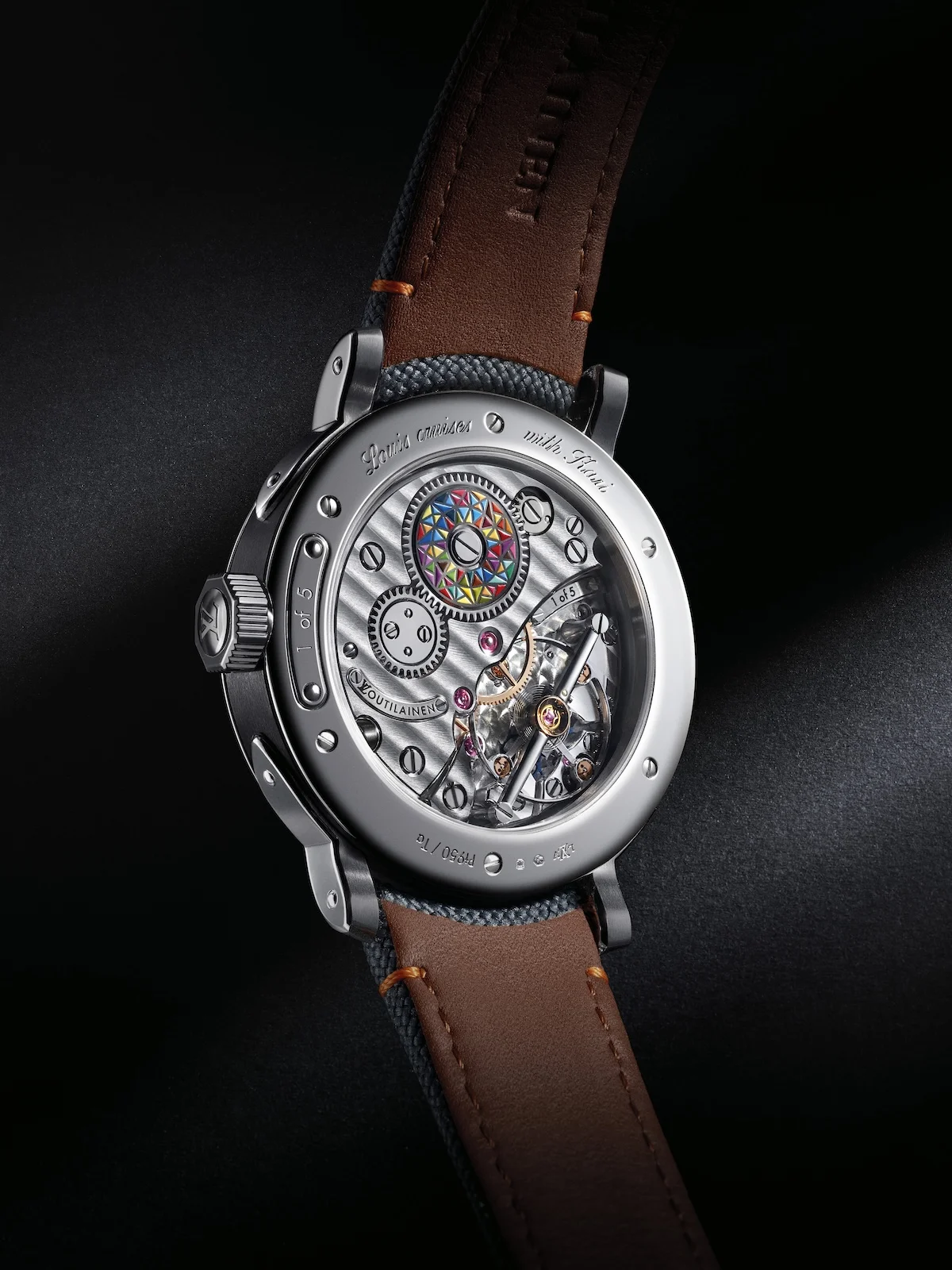 Louis Vuitton LVKV 02 GMR 6 x Kari Voutilainen 3 La Louis Vuitton LVKV-02 GMR 6 de Kari Voutilainen ouvre de nouveaux horizons à la montre de voyage