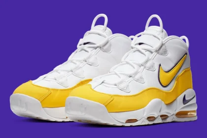 La Nike Air Max Uptempo 95 « Lakers » revient en 2025 avec ses touches de violet et d'or