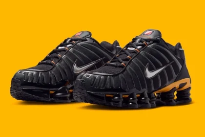 La Nike Shox TL « Black/Varsity Maize » fait son retour cet été avec un look nostalgique accrocheur