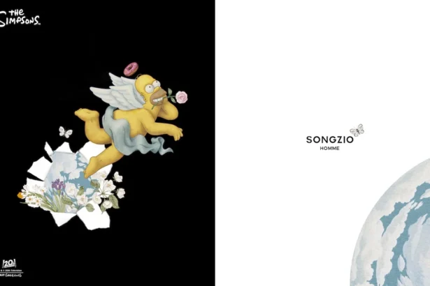 SONGZIO réinvente Les Simpson dans une collection avant-gardiste inspirée de la Renaissance