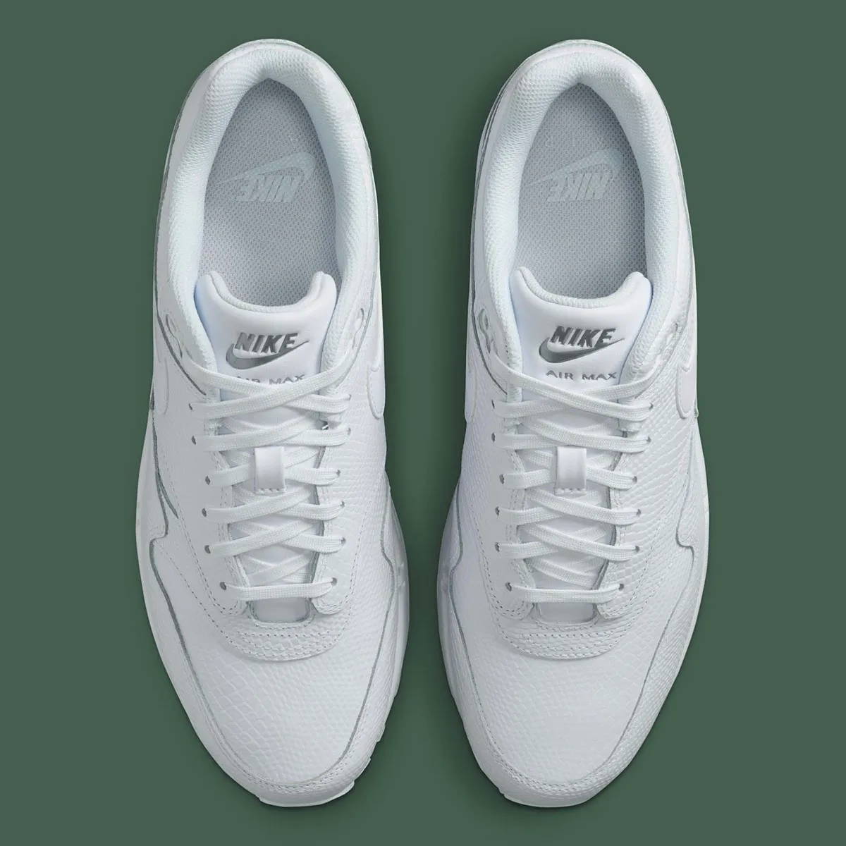 Voici la Air Max 1 « White » à textures reptiliennes : la sneaker blanche la plus stylée de l’année ?