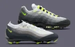 La chaussure de football Nike Air Zoom Vapor 16 rend hommage à l'héritage de la Air Max 95 Neon avec une version hybride