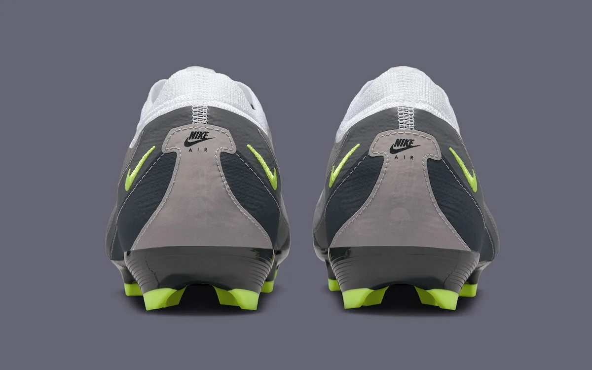 La chaussure de football Nike Air Zoom Vapor 16 rend hommage à l'héritage de la Air Max 95 Neon avec une version hybride