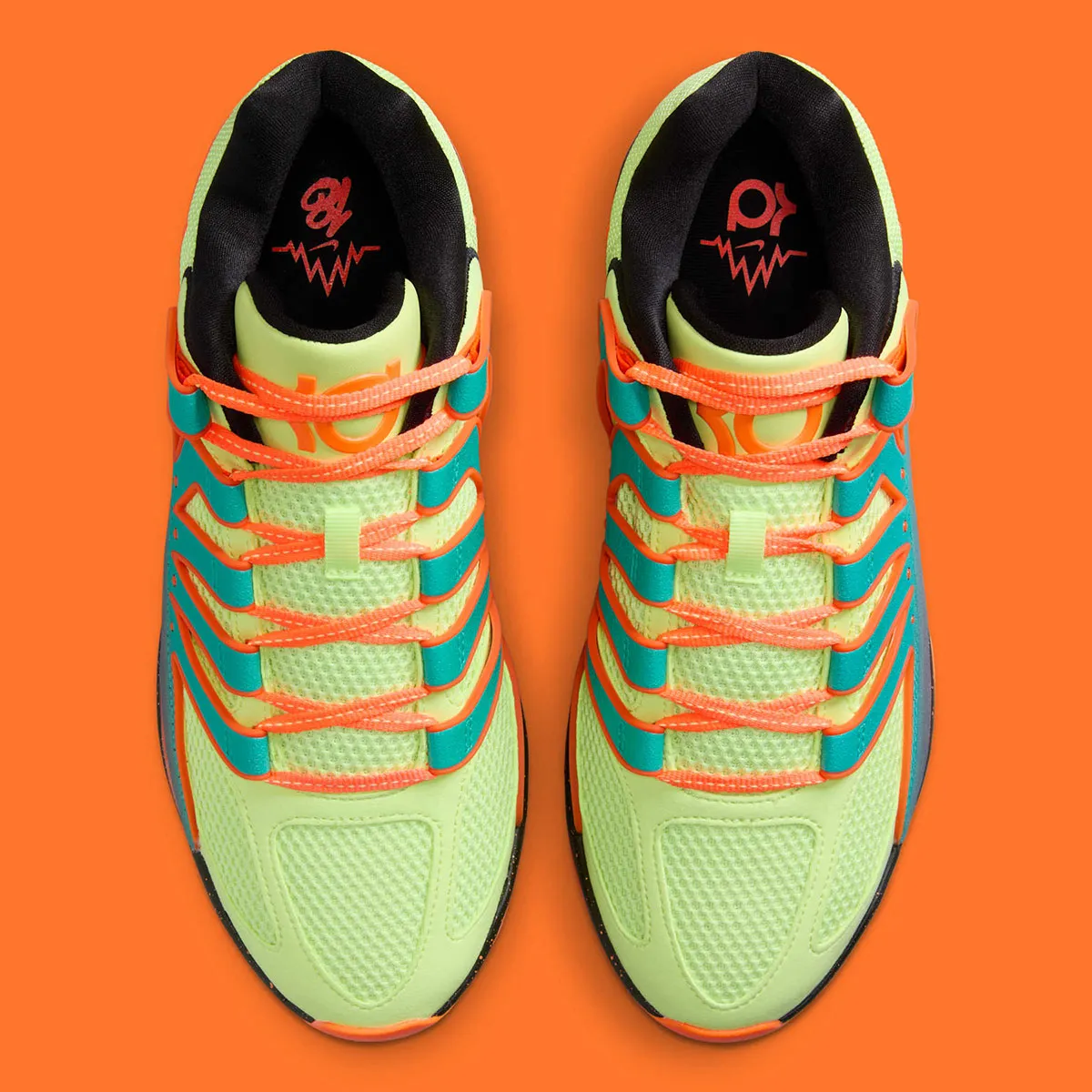 Les Nike KD 18 Liquid Lime sont un mélange de basket-ball et de sport de plein air