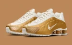 L’iconique Nike Shox R4 « Black and Gold » se métamorphose en version dorée !