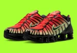 La Nike Shox TL « Light Crimson/Volt » fait tourner toutes les têtes avec son look dégradé fluo !