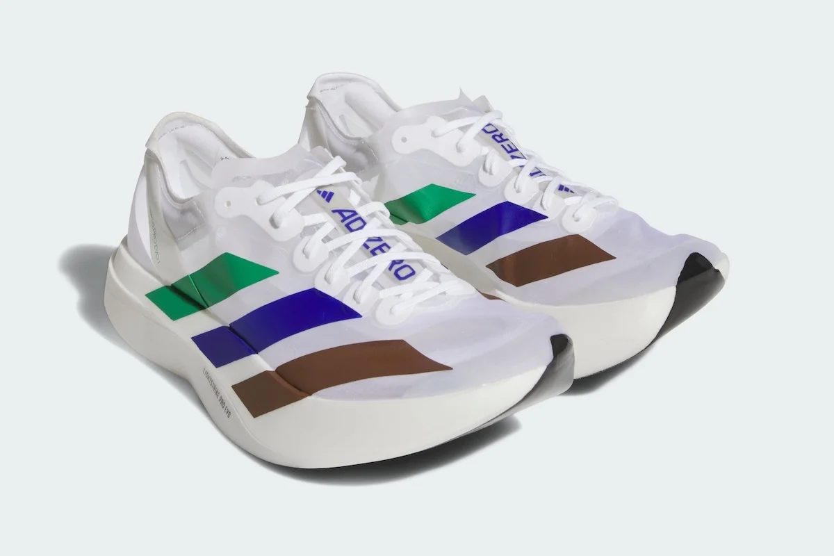 Pharrell Williams x adidas Adizero Adios Pro Evo 1 2 L'adidas Adizero Adios Pro Evo 1 de Pharrell Williams fait son retour pour le marathon de Londres en édition limitée