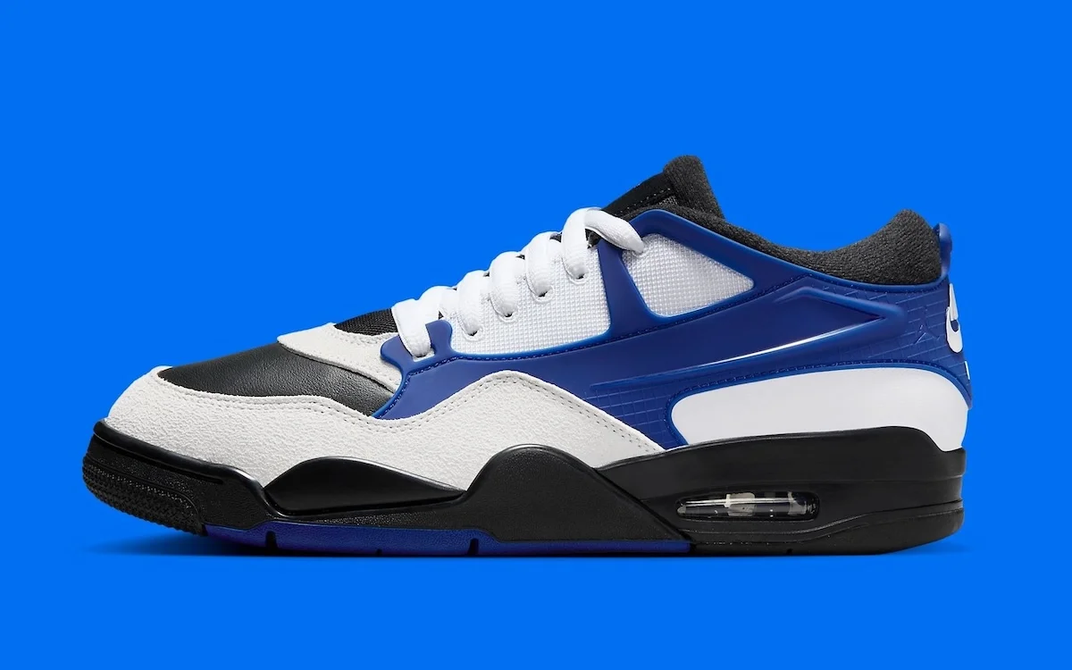 Air Jordan 4 RM Racer Blue 2 La Air Jordan 4 RM « Racer Blue » revisite le design classique avec une touche moderne