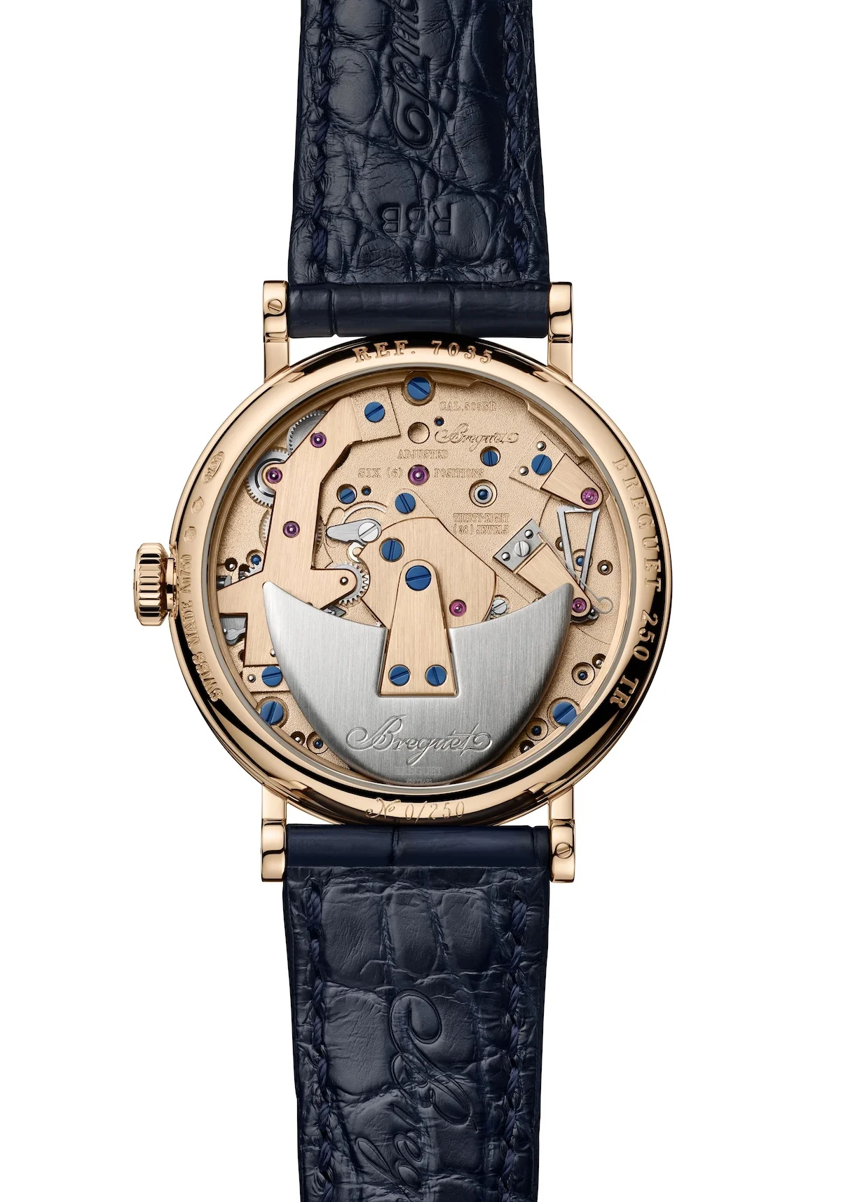 Breguet Tradition Seconde Retrograde 7035 3 La Breguet Tradition Seconde Rétrograde 7035, nouvel horizon horloger pour le 250è anniversaire