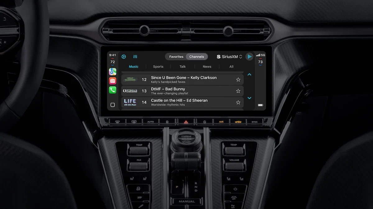 CarPlay Ultra x Aston Martin 1 Apple CarPlay Ultra débarque en exclusivité sur Aston Martin