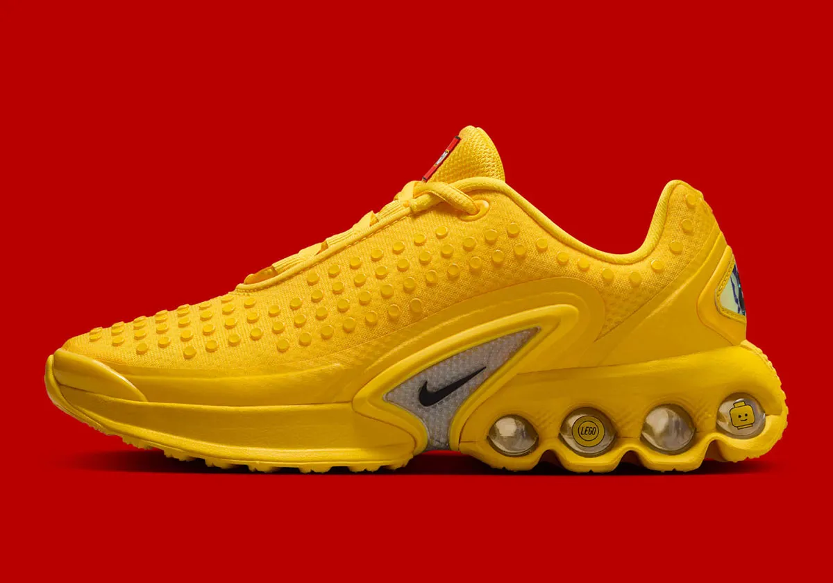 LEGO x Nike Air Max Dn 2 La LEGO x Nike Air Max Dn est enfin disponible avec ses détails ludiques et sa couleur éclatante