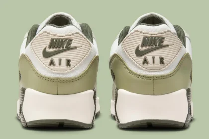 La Nike Air Max 90 « Matcha » se pare de tons verts terreux