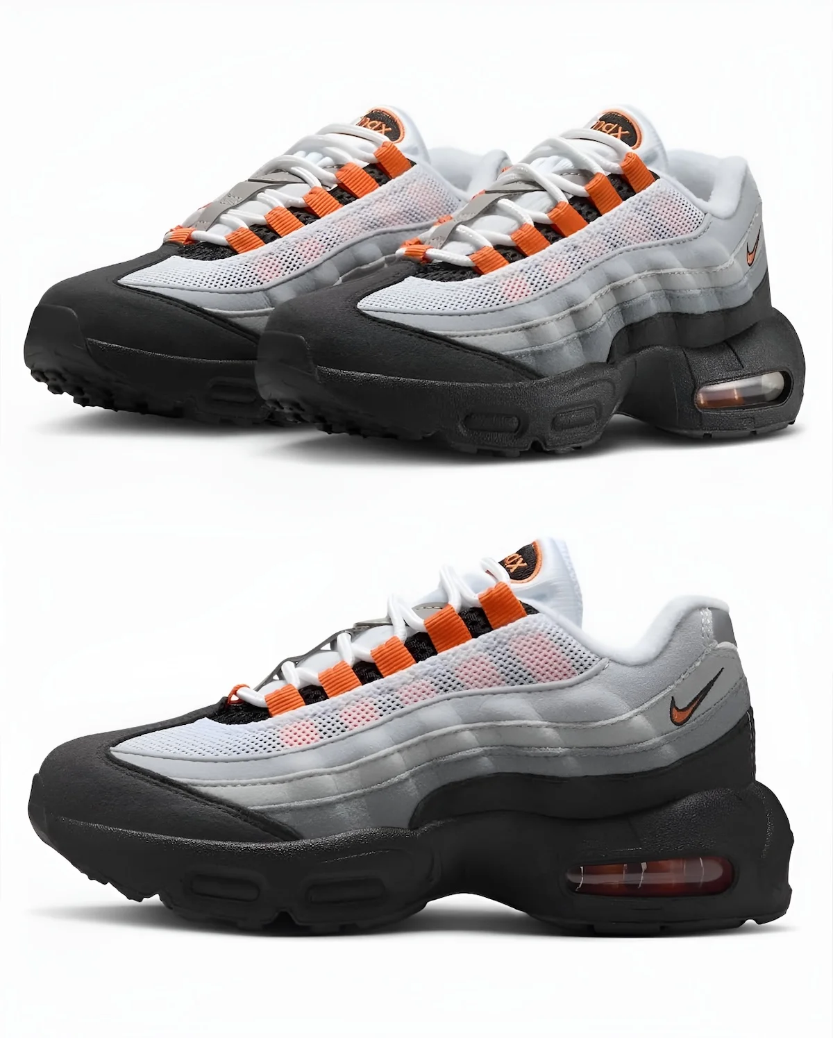 Nike Air Max 95 OG Bright Mandarin 3 La Nike Air Max 95 OG « Bright Mandarin » revient pour son 30e anniversaire à l'été 2025