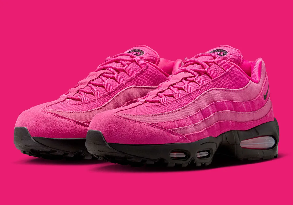 Nike Air Max 95 OG Fireberry 1 La Nike Air Max 95 OG « Fireberry » arrive cet automne avec une teinte rose incandescente