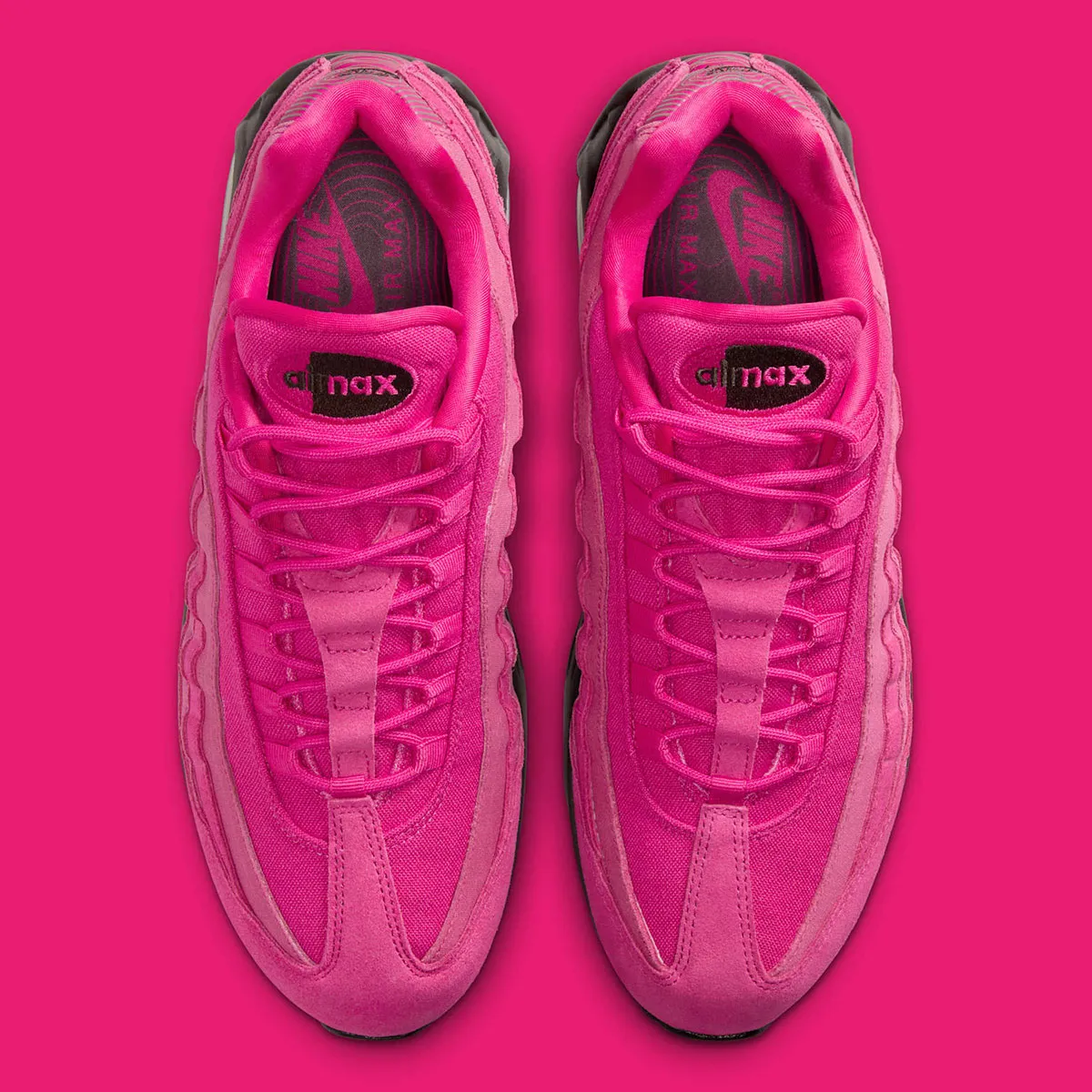 Nike Air Max 95 OG Fireberry 4 La Nike Air Max 95 OG « Fireberry » arrive cet automne avec une teinte rose incandescente