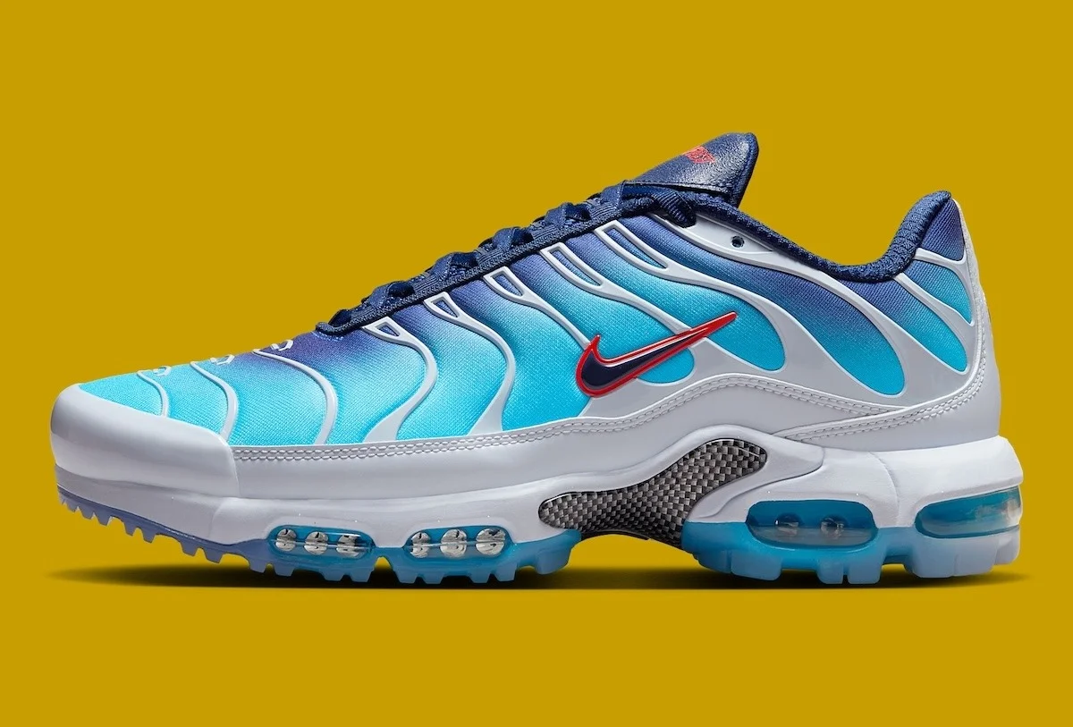 Nike Air Max Plus Golf PGA 2025 1 La Nike Air Max Plus Golf « PGA 2025 » vous fera vivre l'excitation de la course automobile sur le green