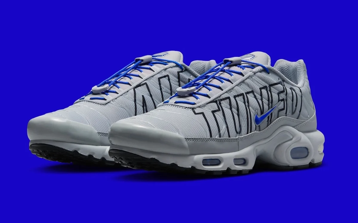 Nike Air Max Plus Racer Blue 0 La Nike Air Max Plus « Racer Blue » revient avec un logo Tuned Air surdimensionné
