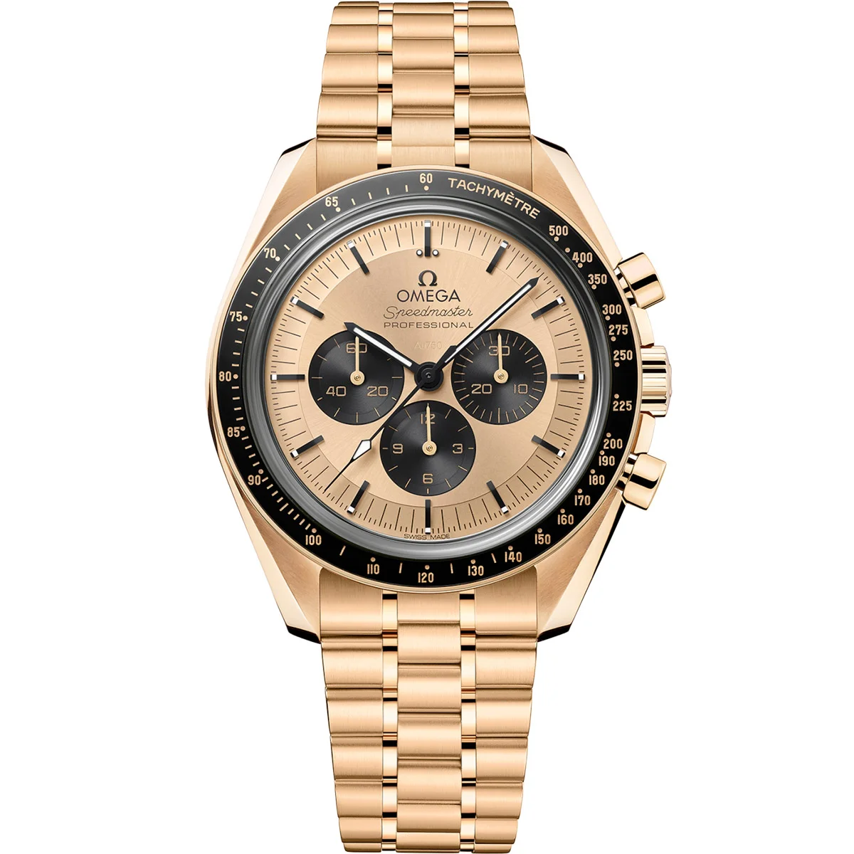 OMEGA Met Gala 2025 Barry Keoghan OMEGA Speedmaster Moonwatch 42 mm en or 18 carats Moonshine Les montres OMEGA brillent lors du Met Gala 2025