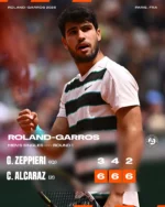 Roland-Garros, résumé de la journée du lundi 26 mai : Carlos Alcaraz déroule pendant que Richard Gasquet peine à conclure ses adieux à Roland-Garros