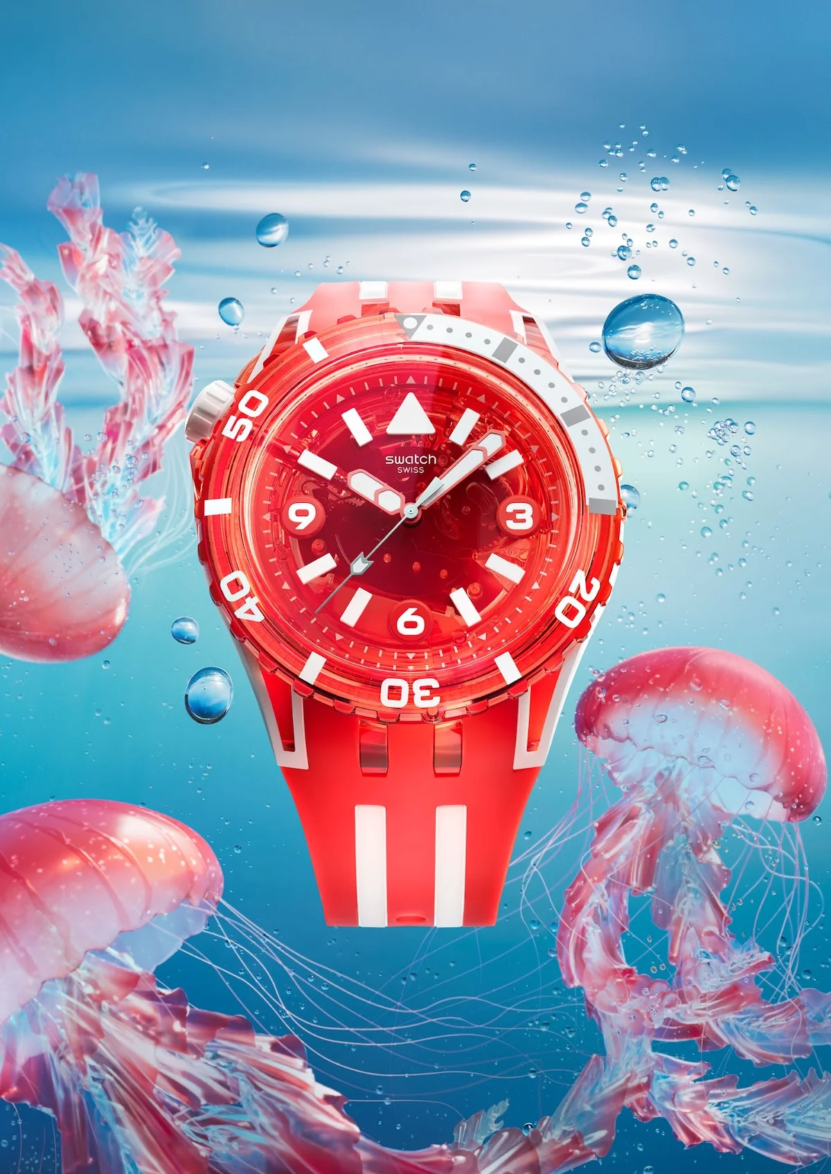 Swatch SCUBAQUA 1 Swatch SCUBAQUA, une ode aux profondeurs océaniques