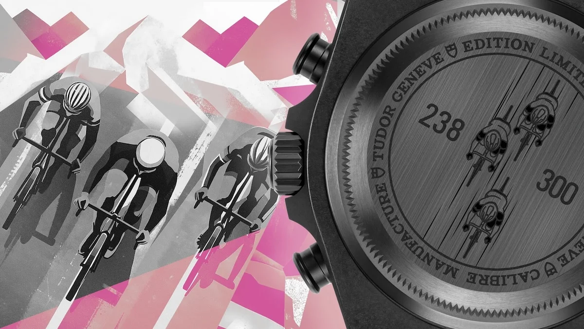 TUDOR Pelagos FXD Chrono Pink 2 La TUDOR Pelagos FXD Chrono Pink dévoile son caractère unique à l'occasion du Giro d'Italia