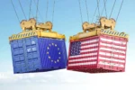 Trump menace nouveaux tarifs douaniers a lUE et Apple Trump menace Apple et l'Union européenne de nouveaux tarifs douaniers qui entrent en vigueur en juin