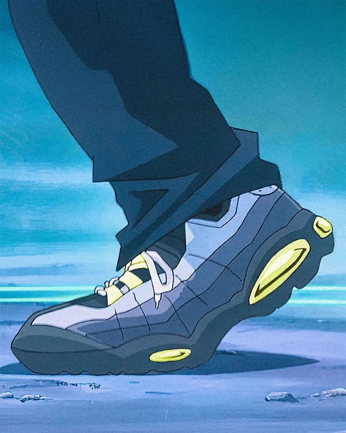 Yu Gi Oh x Nike Air Max 95 Muscle 1 Le pack « Muscle » de Yu-Gi-Oh! x Nike Air Max 95 arrive à l'automne 2025 avec deux coloris
