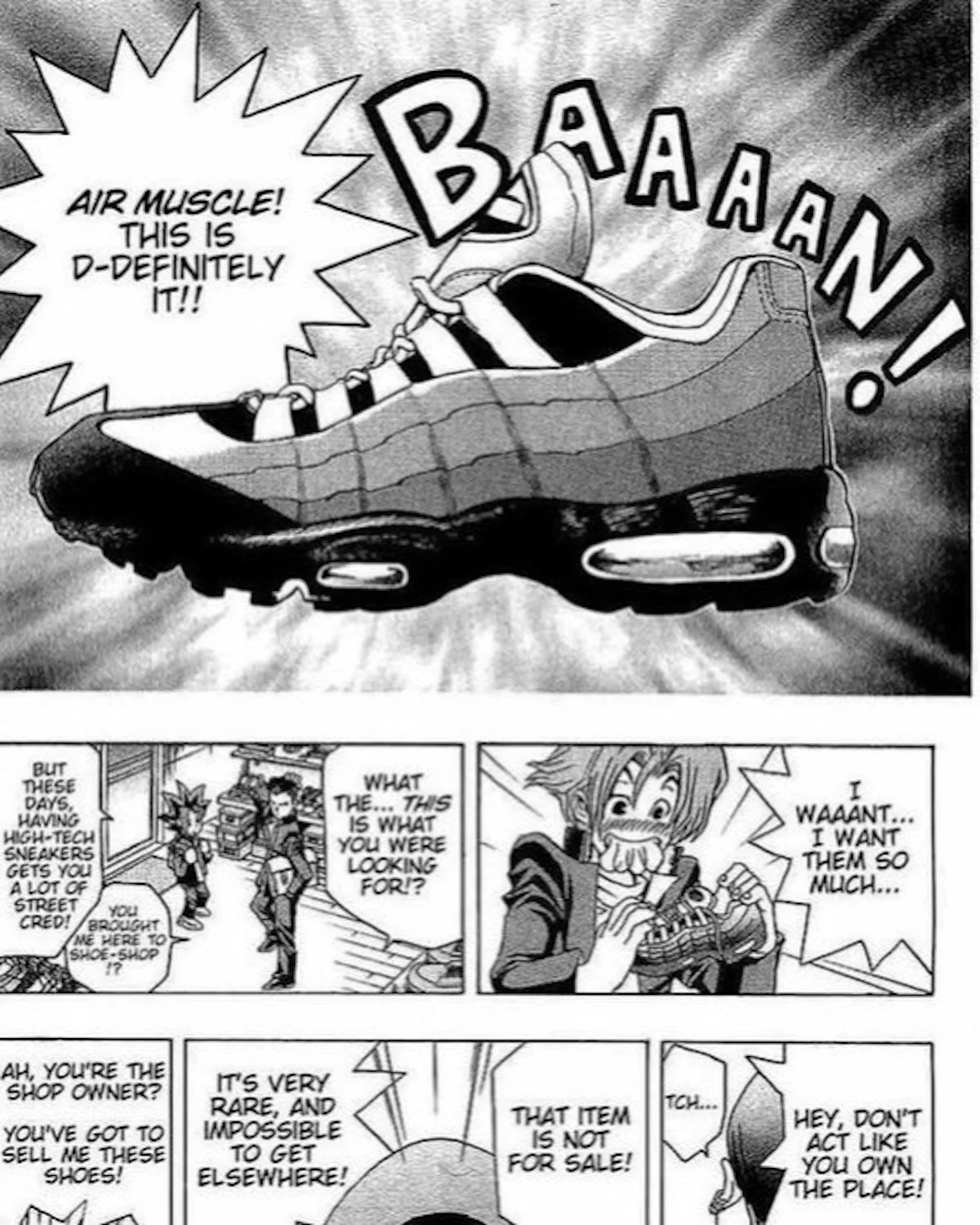 Yu Gi Oh x Nike Air Max 95 Muscle 2 Le pack « Muscle » de Yu-Gi-Oh! x Nike Air Max 95 arrive à l'automne 2025 avec deux coloris
