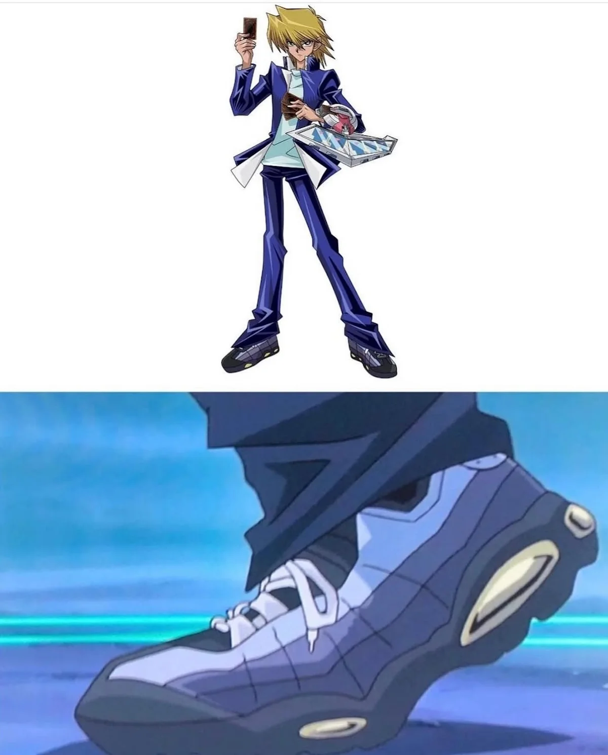 Yu Gi Oh x Nike Air Max 95 Muscle 4 Le pack « Muscle » de Yu-Gi-Oh! x Nike Air Max 95 arrive à l'automne 2025 avec deux coloris