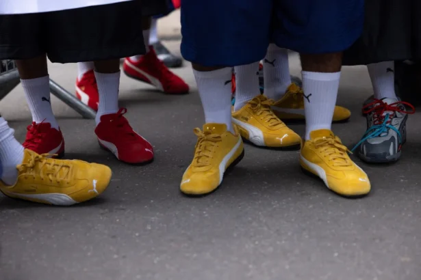 A$AP Rocky réinvente la PUMA Speedcat pour AWGE lors de la Fashion Week parisienne