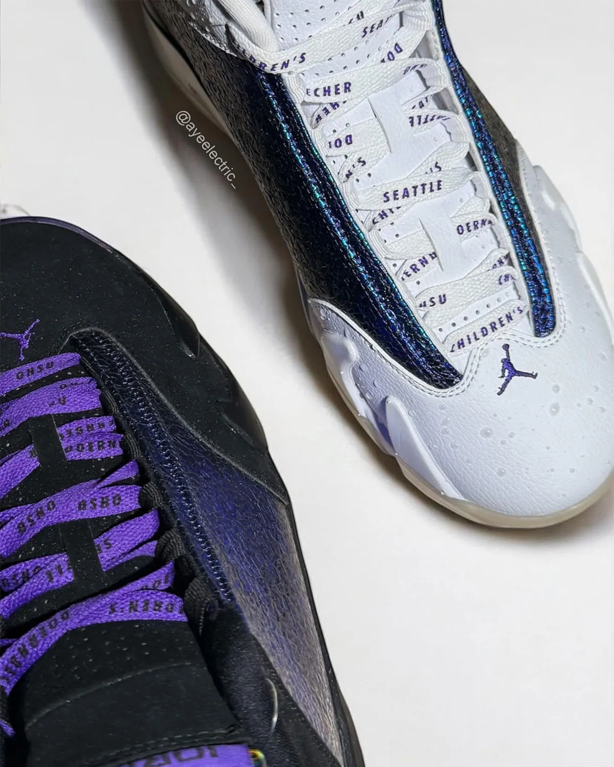Air Jordan 14 Doernbecher Whiteout Edition 9 La très rare Air Jordan 14 Doernbecher « Whiteout » Edition refait surface après des années de mystère